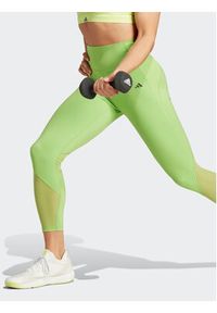 Adidas - adidas Legginsy Tailored HIIT Training 7/8 Leggings IK4247 Zielony. Kolor: zielony. Materiał: syntetyk #6