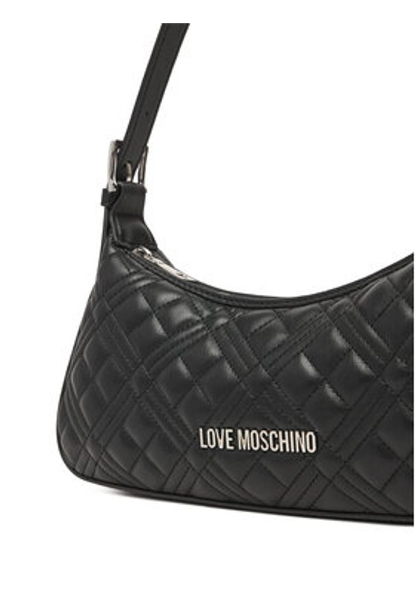 Love Moschino - LOVE MOSCHINO Torebka JC4142PP0NLA000B Czarny. Kolor: czarny. Materiał: skórzane