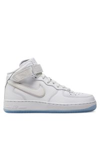 Nike Sneakersy W Af1 Mid Yod FN4274 100 Biały. Kolor: biały. Materiał: skóra