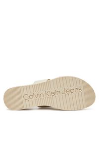 Calvin Klein Jeans Klapki Flatform Sandal Webbing In YW0YW01789 Écru. Materiał: materiał #5