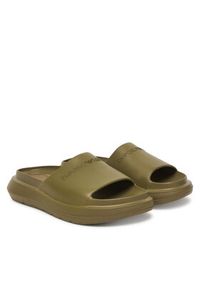Emporio Armani Klapki EM005960 AF26000 U6253 Zielony. Kolor: zielony. Materiał: syntetyk #5