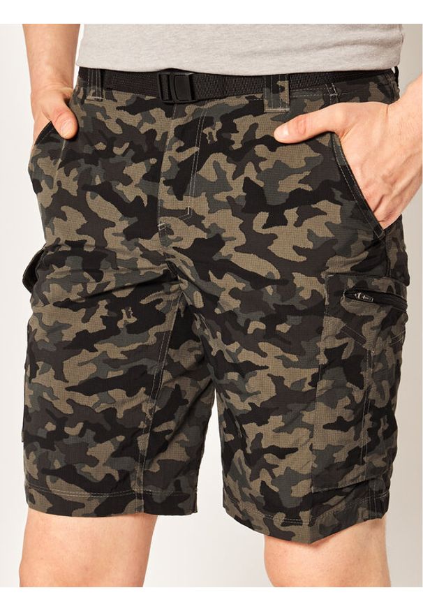 columbia - Szorty sportowe Columbia. Kolor: czarny. Materiał: syntetyk. Styl: sportowy