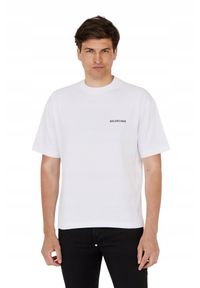 Balenciaga - BALENCIAGA Biały t-shirt z logo na plecach. Kolor: biały #2