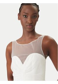 BARDOT - Bardot Sukienka koktajlowa Hilda Hoop 60223DB Biały Regular Fit. Kolor: biały. Materiał: syntetyk. Styl: wizytowy #5