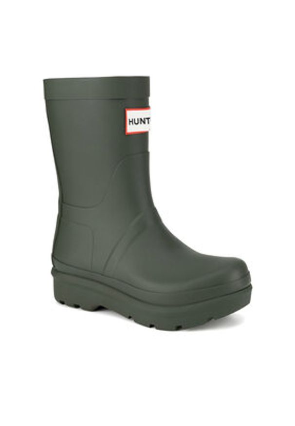Hunter Kalosze HFW-009 Khaki. Kolor: brązowy. Materiał: kauczuk