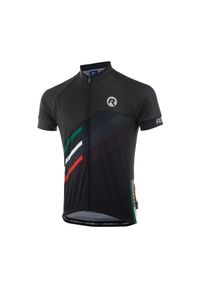 Koszulka rowerowa męska ROGELLI TEAM 2.0 z krótkim rękawem. Kolor: różowy, czarny, wielokolorowy. Długość rękawa: krótki rękaw. Długość: krótkie