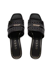 Guess Klapki FLJQUI PAF04 Czarny. Kolor: czarny. Materiał: skóra #5