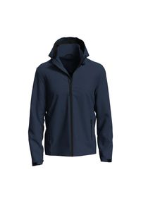 Stedman - Męska Kurtka Lux Soft Shell. Kolor: niebieski. Sport: turystyka piesza #1
