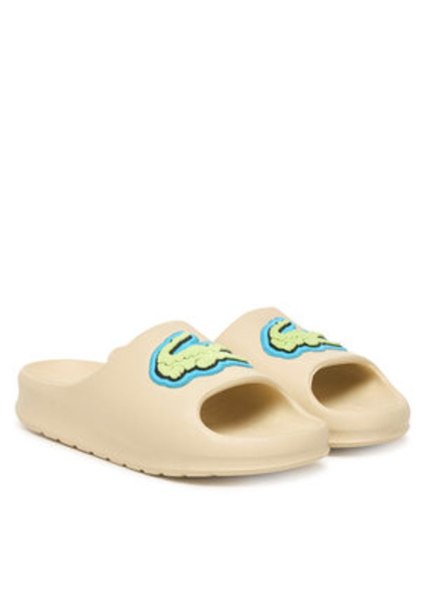 Lacoste Klapki Serve Slides 2.0 51CFA0008 2Q9 Biały. Kolor: biały. Materiał: syntetyk