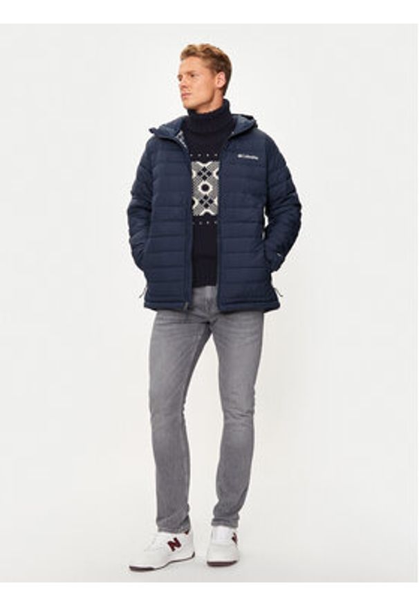 columbia - Columbia Kurtka zimowa Powder Lite™ II 2086944 Granatowy Regular Fit. Kolor: niebieski. Materiał: syntetyk. Sezon: zima