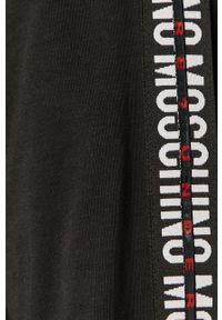 Moschino Underwear - Longsleeve. Okazja: na co dzień. Kolor: czarny. Materiał: bawełna, dzianina, elastan. Długość rękawa: długi rękaw. Wzór: nadruk. Styl: casual #3