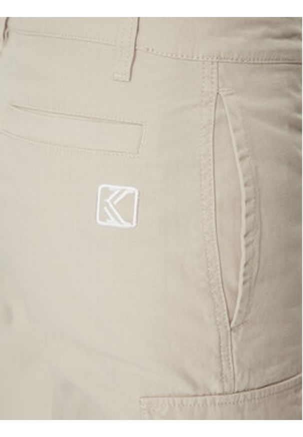 Karl Kani Szorty materiałowe Retro Washed 60100045 Biały Regular Fit. Kolor: biały. Materiał: bawełna. Styl: retro