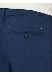 TOMMY HILFIGER - Tommy Hilfiger Chinosy Denton MW0MW42337 Niebieski Straight Fit. Kolor: niebieski. Materiał: len #5