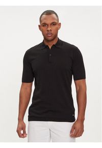 Calvin Klein Polo K10K113053 Czarny Regular Fit. Typ kołnierza: polo. Kolor: czarny. Materiał: bawełna