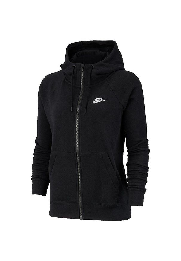 Bluza Kobieta Nike Nsw Essntl Fz Flc czarny. Typ kołnierza: kaptur. Kolor: czarny