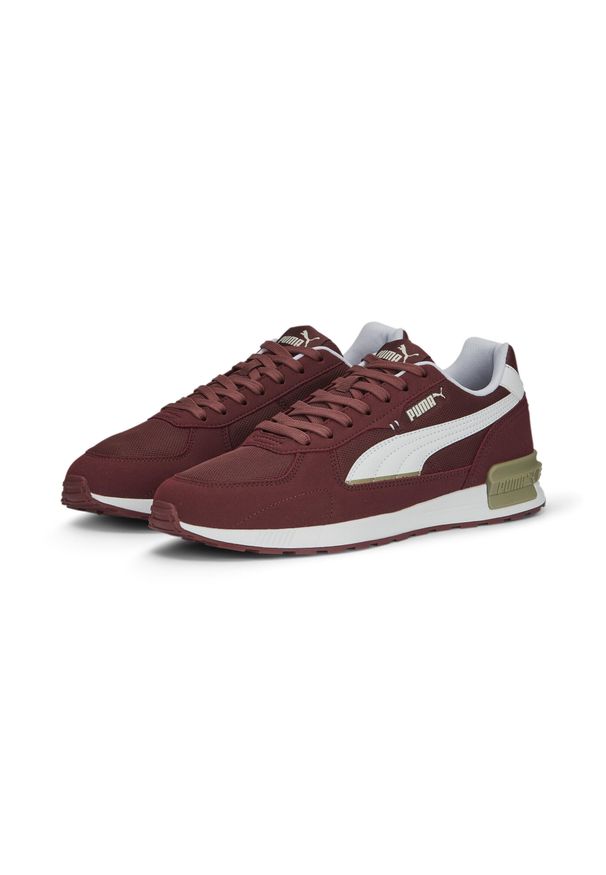 Buty do chodzenia męskie Puma Graviton. Zapięcie: sznurówki. Kolor: czerwony, wielokolorowy, fioletowy. Materiał: tkanina, guma. Szerokość cholewki: normalna. Sport: turystyka piesza