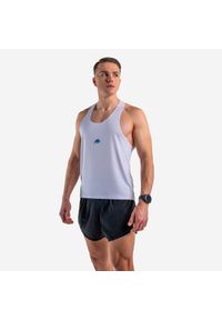 Tank top DZIK® PRO RUN biały. Kolor: biały. Materiał: materiał. Sport: bieganie