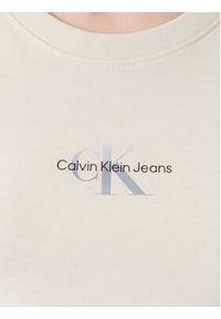 Calvin Klein Jeans T-Shirt Gradient Monologo J20J225252 Beżowy Slim Fit. Kolor: beżowy. Materiał: bawełna. Wzór: gradientowy #5