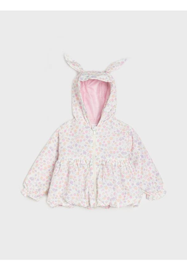 Sinsay - Lekka kurtka wiatrówka z kapturem - wielobarwny. Typ kołnierza: kaptur