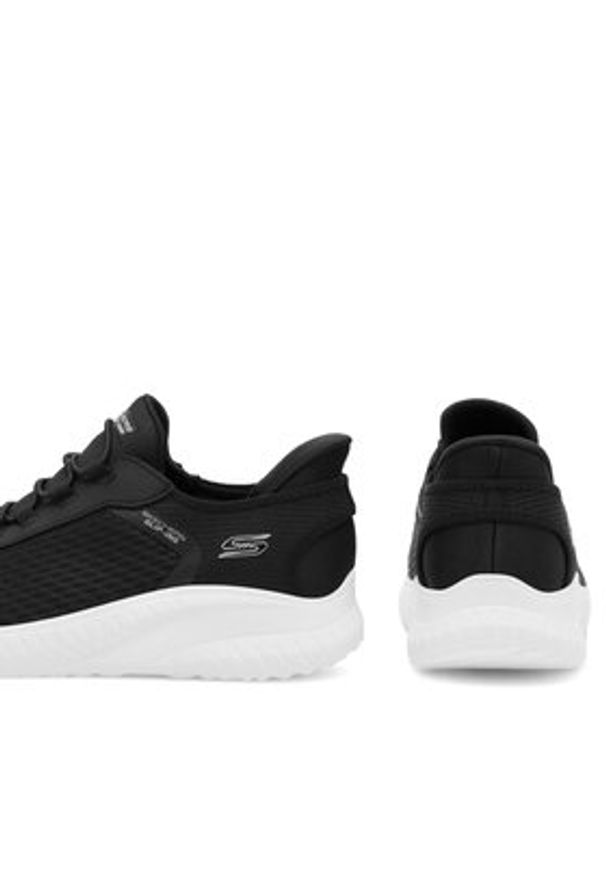 skechers - Skechers Sneakersy 117504 BLK. Kolor: czarny. Materiał: materiał