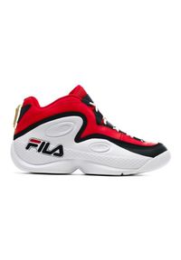 Buty Fila Grant Hill 3 Mid M FFM0210.13041 białe. Kolor: biały. Materiał: materiał, syntetyk, skóra. Szerokość cholewki: normalna #1