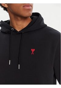 AMI PARIS - AMI Paris Bluza BFUSW235.730 Czarny Regular Fit. Kolor: czarny. Materiał: bawełna #2