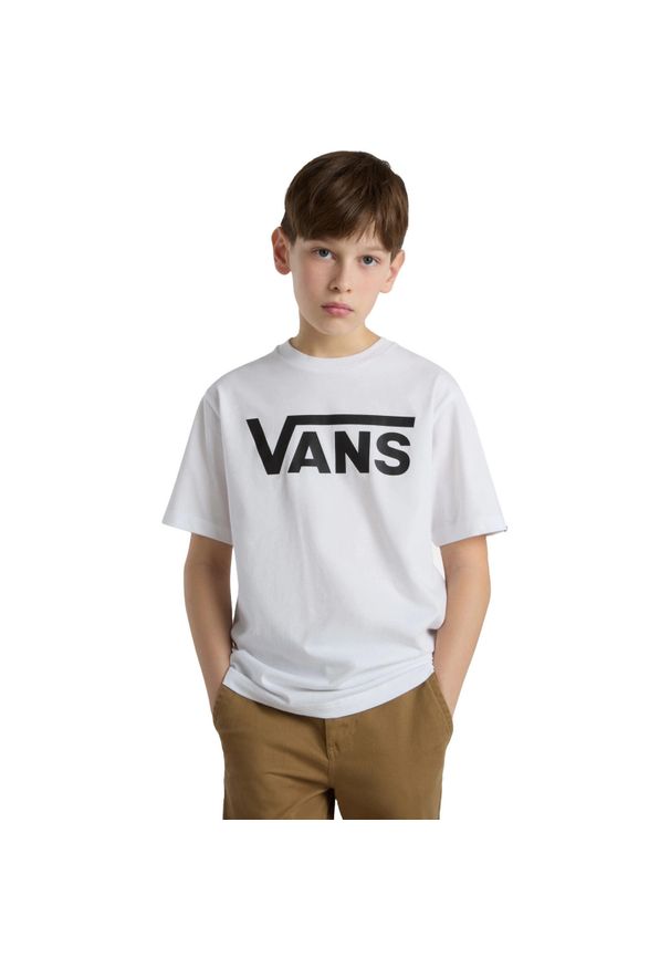 Podkoszulek Vans By Vans Classic Boys, Dzieci. Kolor: biały. Materiał: materiał, bawełna