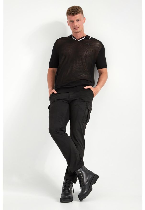 Karl Lagerfeld - Polo męskie KARL LAGERFELD. Typ kołnierza: polo