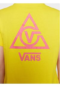 Vans T-Shirt Tri Boyfriend VN0A4SCY Żółty Regular Fit. Kolor: żółty. Materiał: bawełna #4