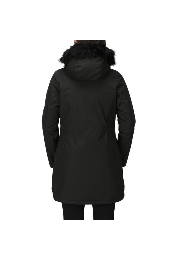 Regatta - Kurtka Parka Sabinka Fur Trim Rozmiar 36 Czarny - RWP352-800. Kolor: czarny. Sport: turystyka piesza