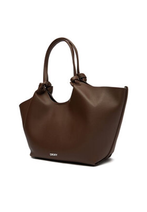 DKNY Torebka R42BAE49 Brązowy. Kolor: brązowy. Materiał: skórzane