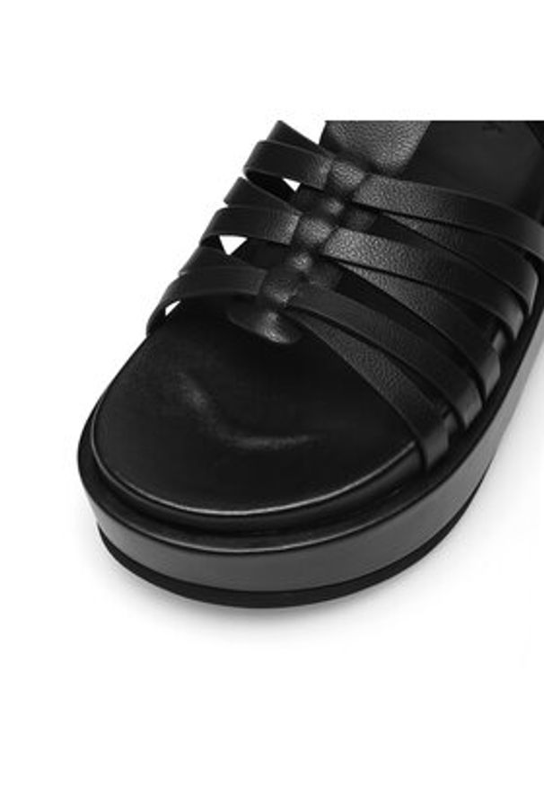 Badura Sandały WYL3857-2 Czarny. Kolor: czarny. Materiał: syntetyk