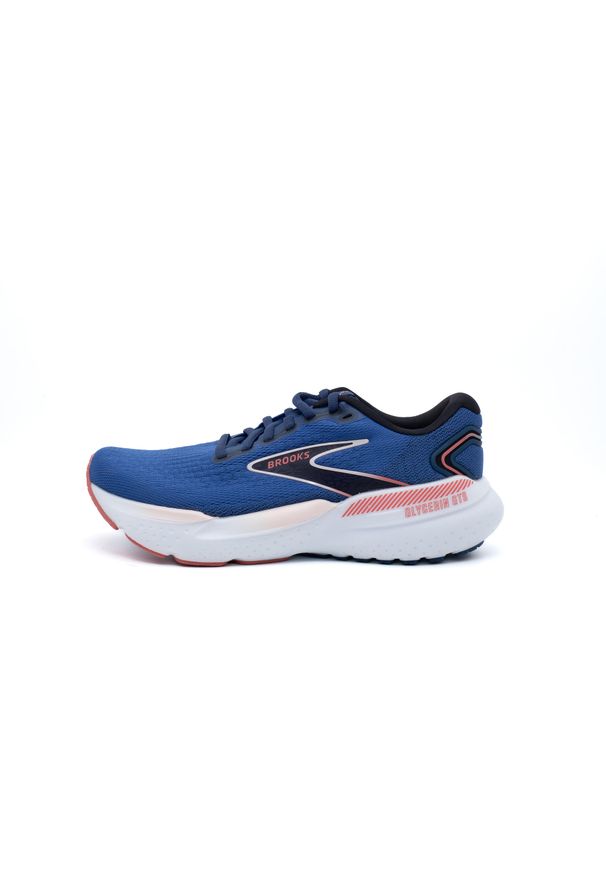 Buty Do Biegania Brooks Glycerin Gts 21 Damskie. Zapięcie: sznurówki. Kolor: niebieski. Materiał: materiał, syntetyk, tkanina. Szerokość cholewki: normalna