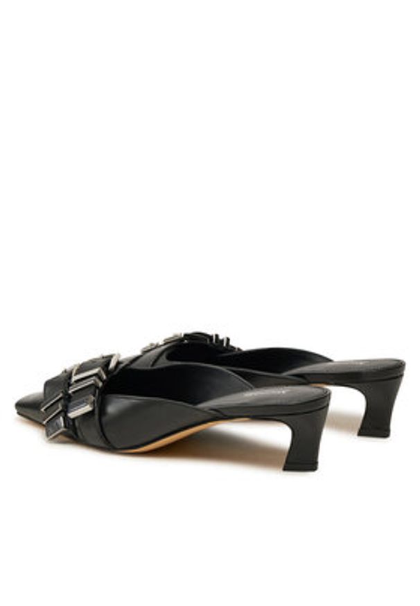 MICHAEL Michael Kors Klapki 40F4DTMP1L Czarny. Kolor: czarny. Materiał: skóra