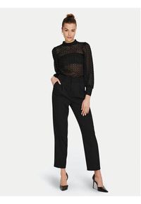 JDY Bluzka Avery 15268408 Czarny Regular Fit. Kolor: czarny. Materiał: syntetyk #4