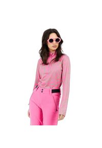 Damski polar 1/4 zip Protest Esher. Kolor: czerwony, różowy, wielokolorowy. Materiał: polar #1