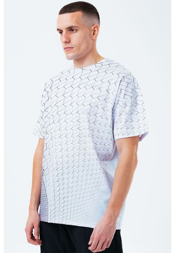 Hype T-shirt HEX męski kolor biały wzorzysty. Kolor: biały. Materiał: dzianina