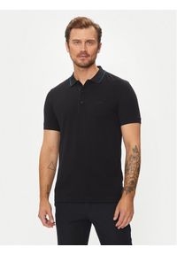 BOSS - Boss Polo Paule 4 50506195 Czarny Slim Fit. Typ kołnierza: polo. Kolor: czarny. Materiał: bawełna #1