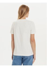 TOMMY HILFIGER - Tommy Hilfiger T-Shirt Script Graphic WW0WW43502 Écru Regular Fit. Materiał: bawełna