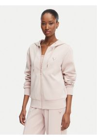 Guess Bluza V4YQ06 KCAY2 Różowy jasny Regular Fit. Kolor: różowy. Materiał: syntetyk #1