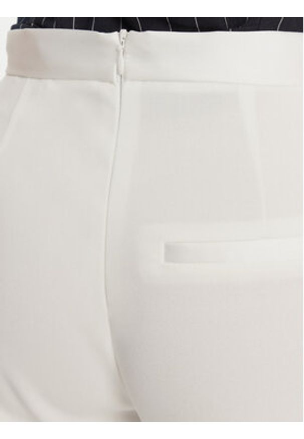 Imperial Spodnie palazzo P3E9JAW Écru Wide Leg. Materiał: syntetyk