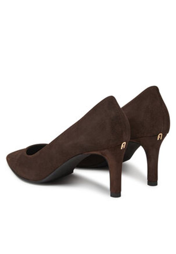 Furla Szpilki Essential Decollete T.60 YJ69FSN C10000 AL 3388S Brązowy. Kolor: brązowy. Materiał: skóra. Obcas: na szpilce