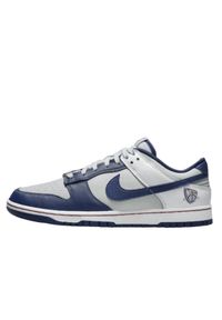 Buty do chodzenia dla dorosłych Nike Dunk Low NBA 75th Anniversary Brooklyn Nets. Kolor: niebieski, szary. Sport: turystyka piesza