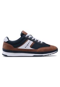 Sneakersy Bugatti. Kolor: brązowy
