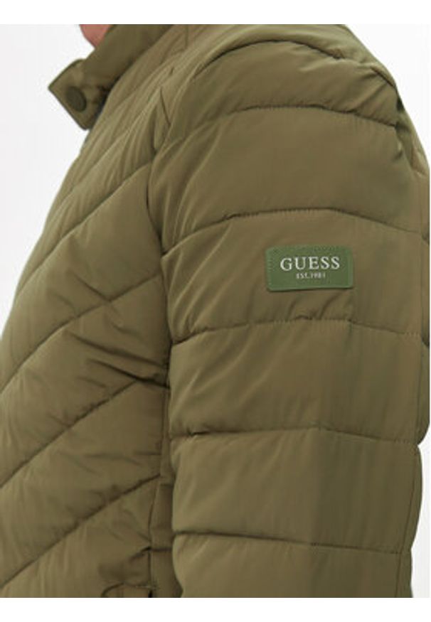 Guess Kurtka puchowa M4YL05 WG9O2 Zielony Regular Fit. Kolor: zielony. Materiał: syntetyk