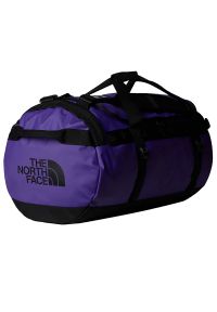 Torba The North Face Base Camp Duffel L 0A52SBS961 - fioletowa. Kolor: fioletowy. Materiał: nylon. Wzór: paski. Sport: fitness