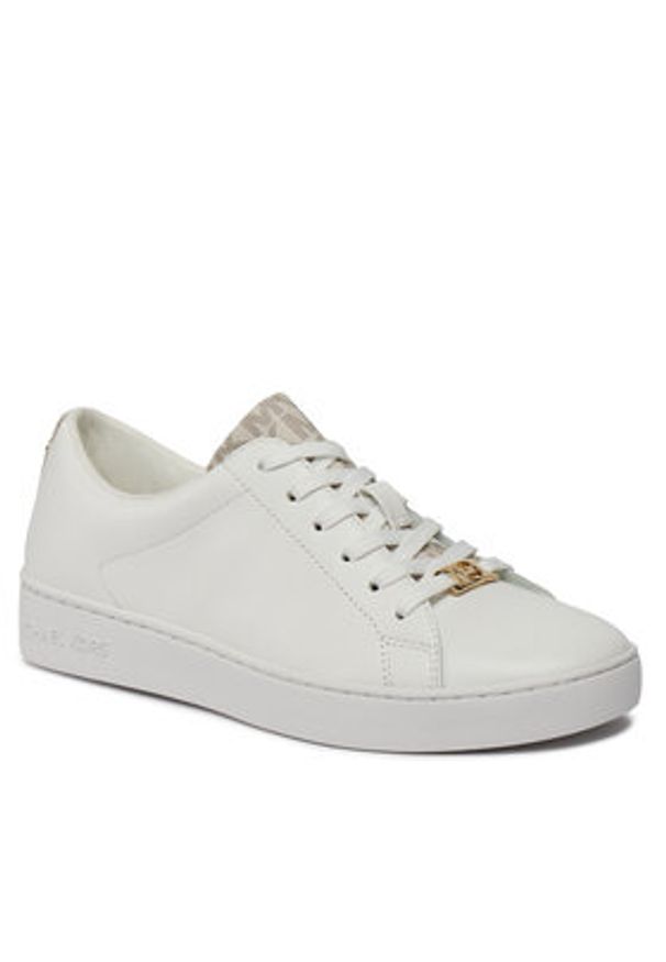 MICHAEL Michael Kors Sneakersy Keaton Lace Up 43R4KTFS2L Écru. Materiał: skóra