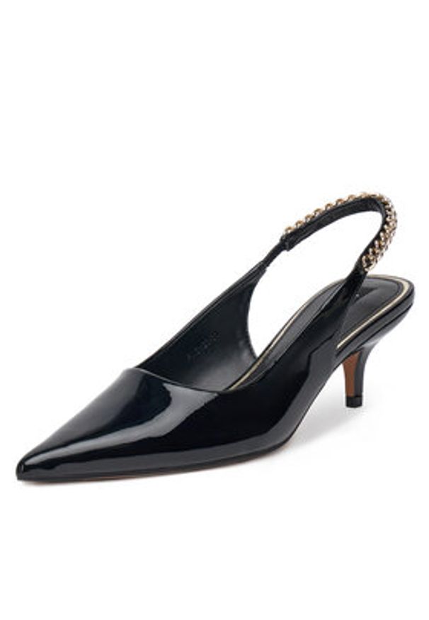Nine West Sandały PXSH28-31 Czarny. Kolor: czarny. Materiał: skóra