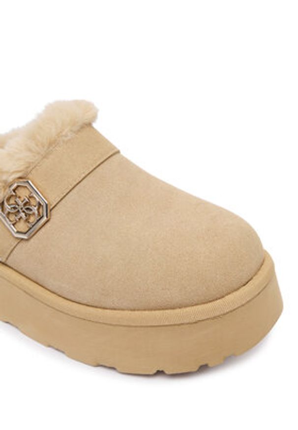 Guess Śniegowce FLFDOC ESU06 Beżowy. Kolor: beżowy. Materiał: materiał