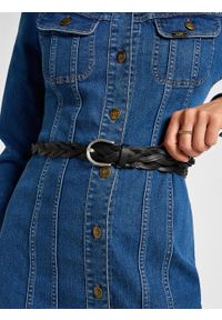 Lee - LEE DAMSKI PASEK LEE BRAIDED BELT BLACK 112351438